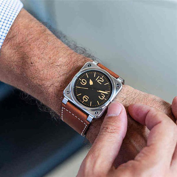 men watches br brand leather quartz watch fashion sport mens large dial wristwatch reloj hombre clock male relogio masculino 0127247n, Slivery;brown
men watches br brand leather quartz watch fashion sport mens large dial wristwatch reloj hombre clock male relogio masculino 0127247n, Slivery;brown