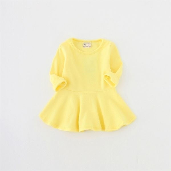 baby girl dress autumn cotton kids casual dress long sleeve solid color winter born baby girl clothes lj201223, Red;yellow
baby girl dress autumn cotton kids casual dress long sleeve solid color winter born baby girl clothes lj201223, Red;yellow