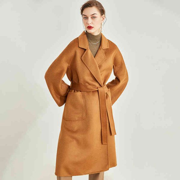 women's suits blazers cashmere water ripple double-sided cashmere coat women's bathrobe lace up wool, White;black
women's suits blazers cashmere water ripple double-sided cashmere coat women's bathrobe lace up wool, White;black