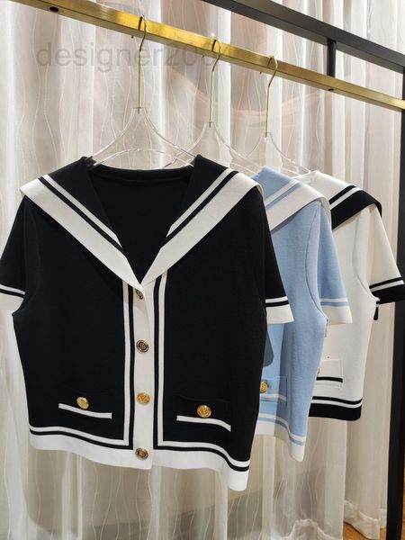 women's sweaters designer 2022 balman knitted navy lapel sweater letter high waist cardigan short sleeved 2rj2, White;black
women's sweaters designer 2022 balman knitted navy lapel sweater letter high waist cardigan short sleeved 2rj2, White;black