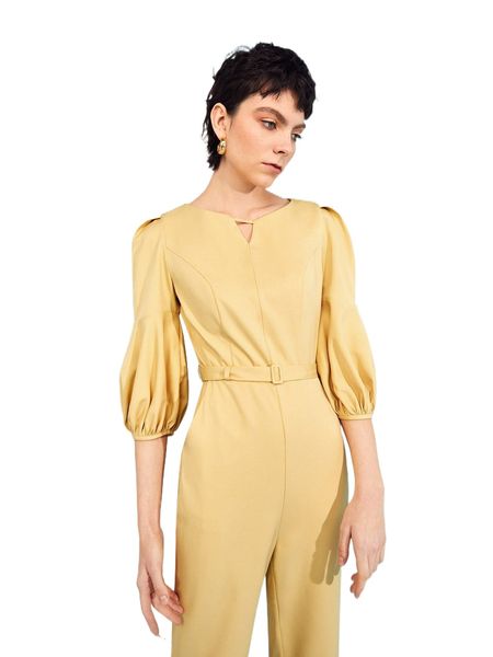 x cz keyhole neck lantern sleeve buckle belted jumpsuit g8ty#, Black;white
x cz keyhole neck lantern sleeve buckle belted jumpsuit g8ty#, Black;white