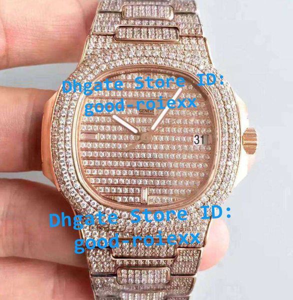 men's watches mens automatic full gold bling diamond dial bracelet watch men miyota 9015 cal.324sc rhinestone wristwatches, Slivery;brown
men's watches mens automatic full gold bling diamond dial bracelet watch men miyota 9015 cal.324sc rhinestone wristwatches, Slivery;brown