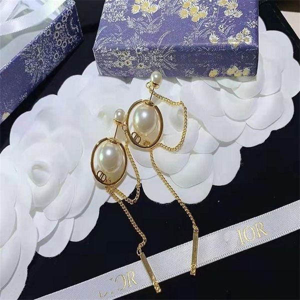 fashion jewelry online big pearl ear stud tassel design earrings round face suitable female 925 silver needle, Golden
fashion jewelry online big pearl ear stud tassel design earrings round face suitable female 925 silver needle, Golden