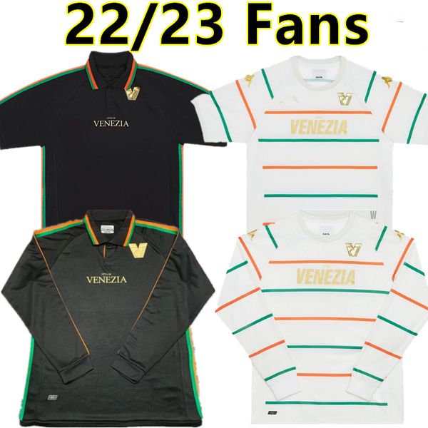 22 23 venezia fc soccer jerseys long sleeve home black away white third blue 4th red 10# aramu 11# forte venice 2022 2023 busio 27# football, Black;yellow
22 23 venezia fc soccer jerseys long sleeve home black away white third blue 4th red 10# aramu 11# forte venice 2022 2023 busio 27# football, Black;yellow