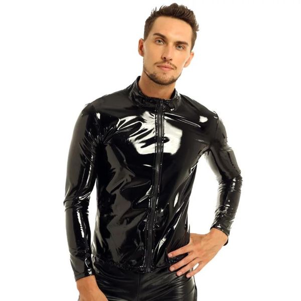 bras sets s-7xl plus size mens shiny wetlook leather shirt erotic shaping sheath casual coat male glossy pvc jacket sexi, Red;black
bras sets s-7xl plus size mens shiny wetlook leather shirt erotic shaping sheath casual coat male glossy pvc jacket sexi, Red;black