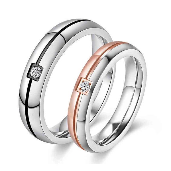 rings accessories fashion couple ring color matching diamond inlaid titanium steel stainless, Silver
rings accessories fashion couple ring color matching diamond inlaid titanium steel stainless, Silver