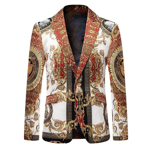men suit luxury party performance host fit slim bling sequins designer coat in stock aa, White;black
men suit luxury party performance host fit slim bling sequins designer coat in stock aa, White;black