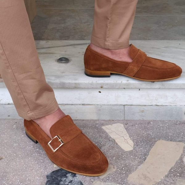 Men Loafers Solid Color Faux Suede Square Toe Low Heel Retro Square Buckle Fashion Business Casual Daily Dress Shoes, Clear
Men Loafers Solid Color Faux Suede Square Toe Low Heel Retro Square Buckle Fashion Business Casual Daily Dress Shoes, Clear