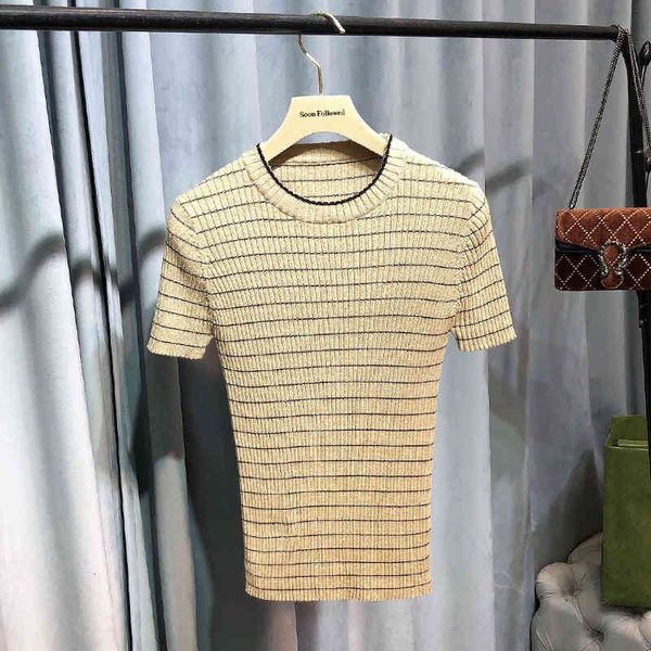women's knits & tees special t-shirt women's slim fit comfortable soft round neck cashmere stripe pullover sweater wvq6, White
women's knits & tees special t-shirt women's slim fit comfortable soft round neck cashmere stripe pullover sweater wvq6, White