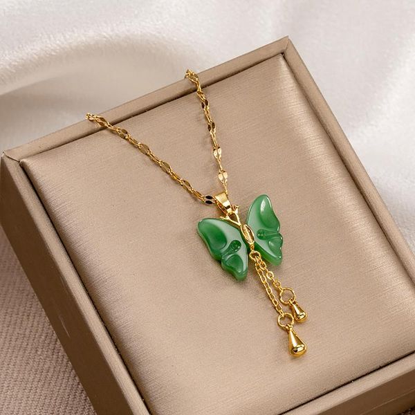 pendant necklaces butterfly y lariat necklace women,delicate adjustable stainlesss stee chain charms jewelry mother's day gift, Silver
pendant necklaces butterfly y lariat necklace women,delicate adjustable stainlesss stee chain charms jewelry mother's day gift, Silver