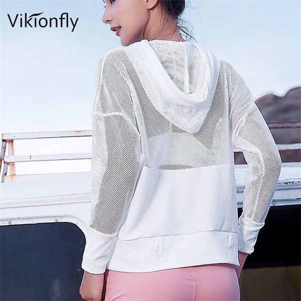 blesskiss mesh sport shirt for women yoga quick dry fitness sports gym long sleeve jacket activewear t200401, White
blesskiss mesh sport shirt for women yoga quick dry fitness sports gym long sleeve jacket activewear t200401, White