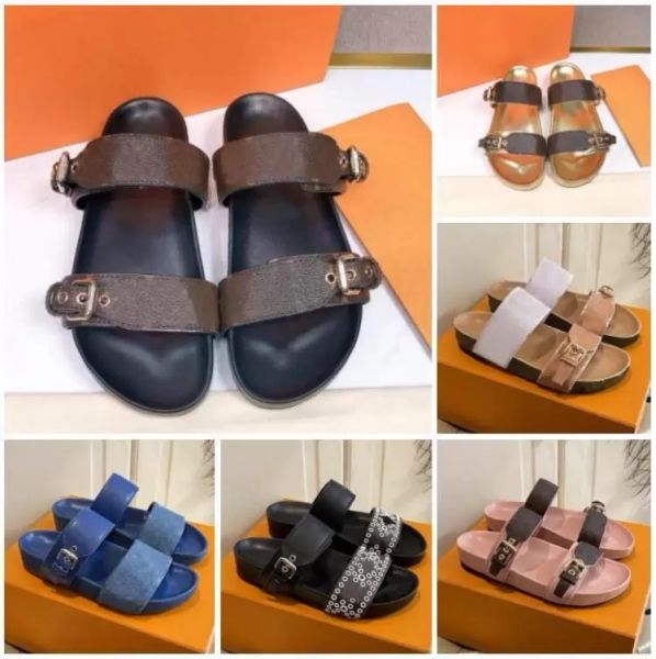 designer bom dia sandals luxury leather flat platform slippers old flower flip flops slide summer fashion prinshoe''louise'&#, Black
designer bom dia sandals luxury leather flat platform slippers old flower flip flops slide summer fashion prinshoe''louise'&#, Black