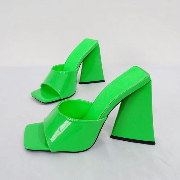 fish mouth high-heeled sandals wear summer new style patent leather square toe thick heel one word fashion open toe slippers large sizes 41/, Black
fish mouth high-heeled sandals wear summer new style patent leather square toe thick heel one word fashion open toe slippers large sizes 41/, Black