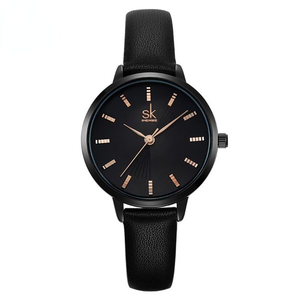 women classical black quartz watch lady leather watchband casual waterproof wristwatch gift for wife, Slivery;brown
women classical black quartz watch lady leather watchband casual waterproof wristwatch gift for wife, Slivery;brown