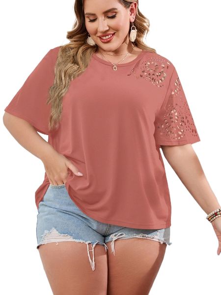 plus geo cut out tee w7vk#, Black
plus geo cut out tee w7vk#, Black