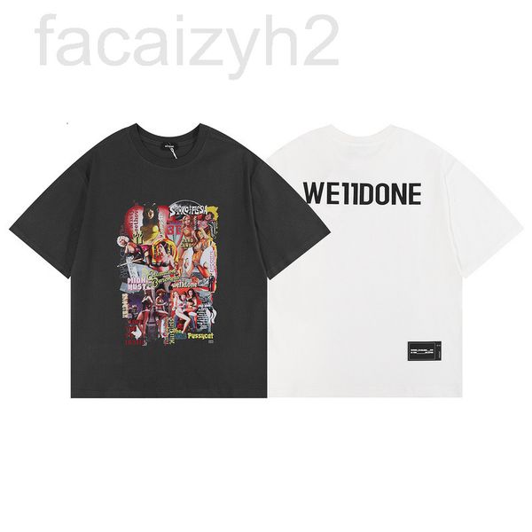 men's t-shirts designer korea fashion brand spring summer new we11done film theme poster loose round neck short sleeve t-shirt for men, White;black
men's t-shirts designer korea fashion brand spring summer new we11done film theme poster loose round neck short sleeve t-shirt for men, White;black