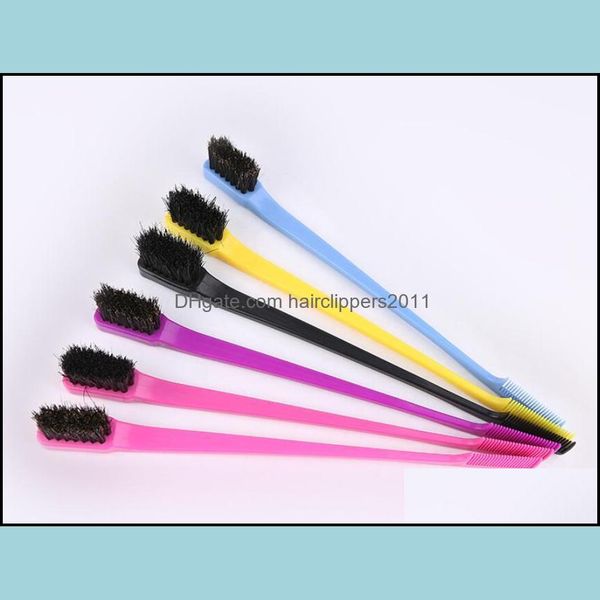 hair brushes care styling tools products new arrival beauty double sided edge control comb tool brush toothbrush style eyebrow wholesale d, Silver 
hair brushes care styling tools products new arrival beauty double sided edge control comb tool brush toothbrush style eyebrow wholesale d, Silver