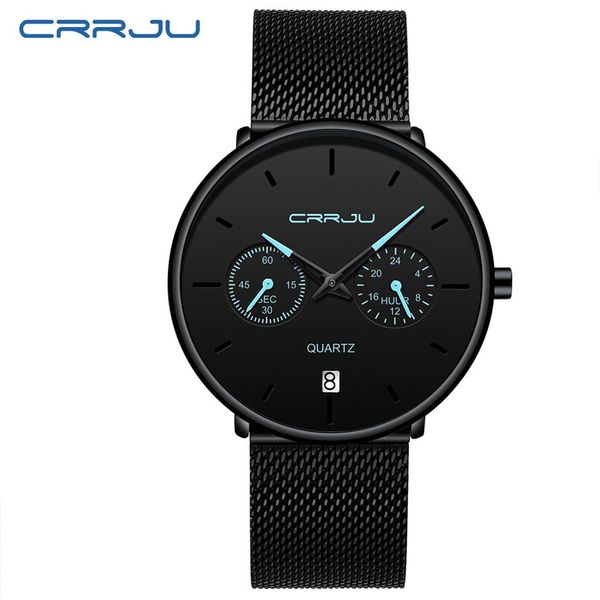 mens designer watches crrju full steel casual waterproof watch for man sport quartz watch men's dress calendar watch relogio 296m, Slivery;brown
mens designer watches crrju full steel casual waterproof watch for man sport quartz watch men's dress calendar watch relogio 296m, Slivery;brown