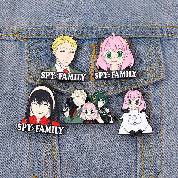 cartoon figure creative alloy brooch 5pcs set letter spy family enamel color retention plating badges anime characters pin denim shirt jewel, Gray
cartoon figure creative alloy brooch 5pcs set letter spy family enamel color retention plating badges anime characters pin denim shirt jewel, Gray