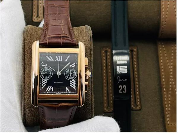 eg factory w5330007 watch 34.3mm x 44mm with 7750 chronograph movement sapphire crystal glass mirror leather strap waterproof system, Slivery;brown
eg factory w5330007 watch 34.3mm x 44mm with 7750 chronograph movement sapphire crystal glass mirror leather strap waterproof system, Slivery;brown