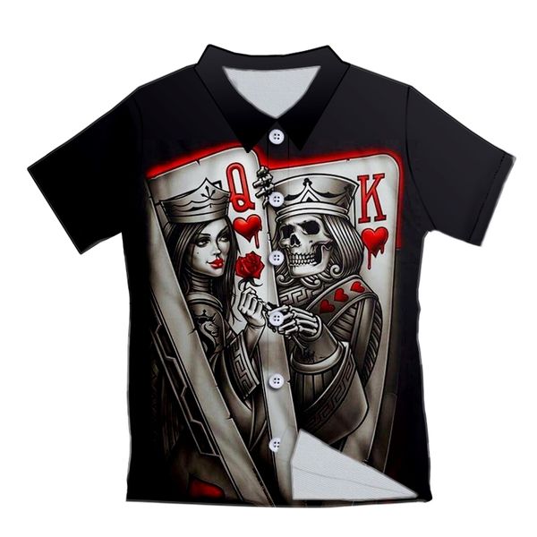 ujwi custom hip hop men's 3d poker queen king skull printed button shirt man casual body building oversized shirt wholesale 220624, White;black
ujwi custom hip hop men's 3d poker queen king skull printed button shirt man casual body building oversized shirt wholesale 220624, White;black