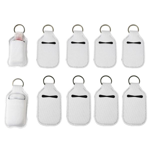 party favor sublimation blanks refillable neoprene hand sanitizer holder cover chapstick holders with keychain for 30ml flip cap containers
party favor sublimation blanks refillable neoprene hand sanitizer holder cover chapstick holders with keychain for 30ml flip cap containers