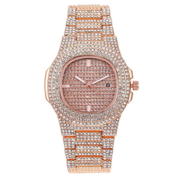 hip 2020 ice out role hop watch diamond watch men silver steel mens quartz watches relogio masculino295t, Slivery;brown
hip 2020 ice out role hop watch diamond watch men silver steel mens quartz watches relogio masculino295t, Slivery;brown