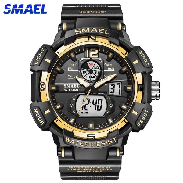 smael sport watch men big dial led digital quartz wrist watches mens luxury digitalwatch army clock male 220531, Slivery;brown
smael sport watch men big dial led digital quartz wrist watches mens luxury digitalwatch army clock male 220531, Slivery;brown