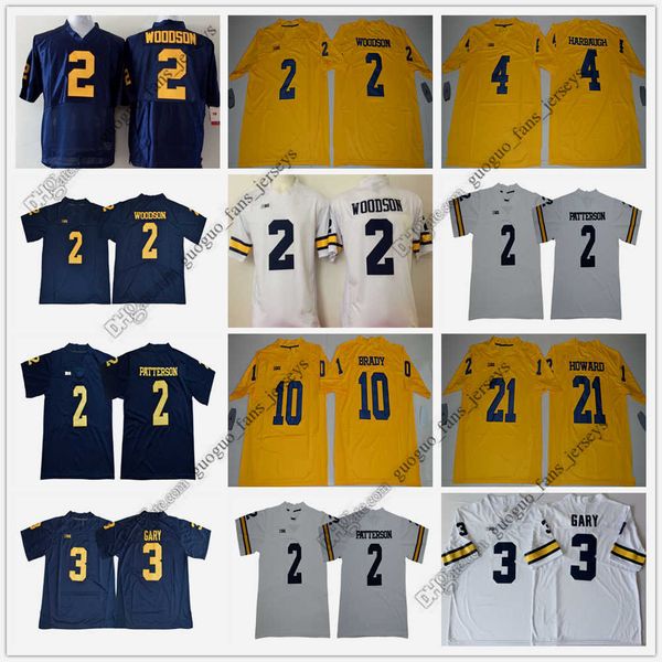 ncaa michigan wolverines football jersey 2 charles woodson 3 rashan gary 4 jim harbaugh 10 tom brady 21 desmond howard white black jersey si
ncaa michigan wolverines football jersey 2 charles woodson 3 rashan gary 4 jim harbaugh 10 tom brady 21 desmond howard white black jersey si