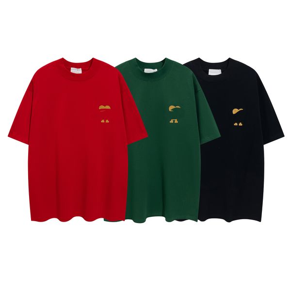 22ss designer tide t-shirt chest letters laminated embroidery short-sleeved high street loose oversized casual t-shirt 100% cotton men and w, White;black
22ss designer tide t-shirt chest letters laminated embroidery short-sleeved high street loose oversized casual t-shirt 100% cotton men and w, White;black