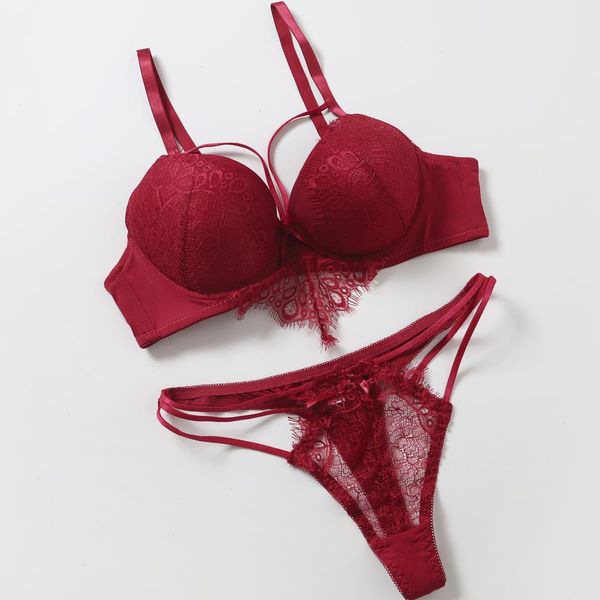 lace embroidery bra set women plus size push up underwear and panty 34 36 38 40 abc cup for female, Red;black
lace embroidery bra set women plus size push up underwear and panty 34 36 38 40 abc cup for female, Red;black
