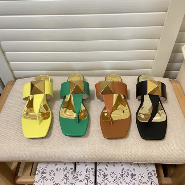 luxury women studs rivet slippers flat sandals studded brand slip on flats mule slides thong flip flops lady girls roman strap beach pool pa, Black
luxury women studs rivet slippers flat sandals studded brand slip on flats mule slides thong flip flops lady girls roman strap beach pool pa, Black