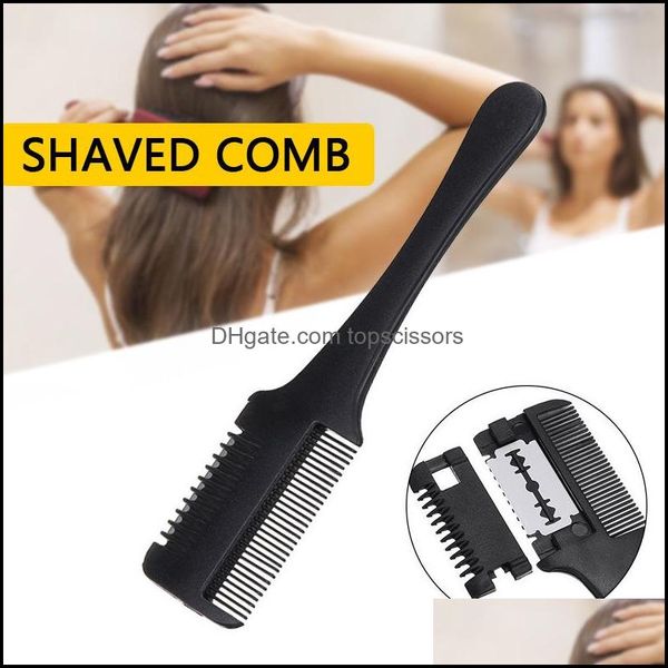 hair brushes care styling tools products cutting comb black handle brush with razor blades thinning trimmin salon diy drop delivery 2021 p, Silver
hair brushes care styling tools products cutting comb black handle brush with razor blades thinning trimmin salon diy drop delivery 2021 p, Silver