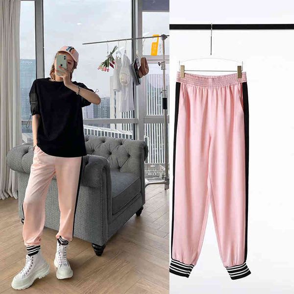women's shorts p345365bj japan jin mouth triacetic acid elastic waist sports casual pants, White;black
women's shorts p345365bj japan jin mouth triacetic acid elastic waist sports casual pants, White;black