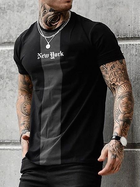 men letter graphic tee f3o1#, White;black