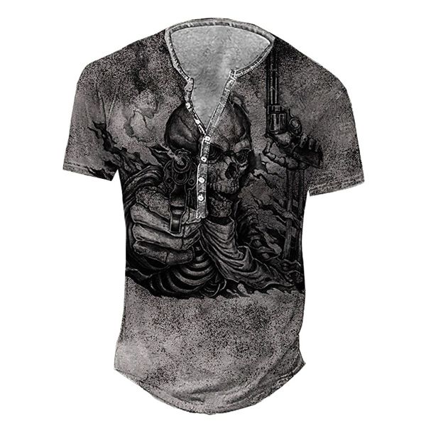 men's henley shirt tee t shirt 3d print graphic skull plus size henley daily sports button-down print short sleeve casual vintage clas, White;black
men's henley shirt tee t shirt 3d print graphic skull plus size henley daily sports button-down print short sleeve casual vintage clas, White;black