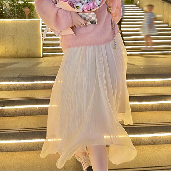 skirts high waist winter gauze skirt in with sweater irregular temperament, Black
skirts high waist winter gauze skirt in with sweater irregular temperament, Black