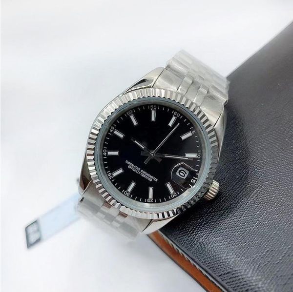 mens women automatic mechanical watches 36/41mm full stainless steel luminous waterproof 28/31mm women watch couples style classic wristwatc, Slivery;brown
mens women automatic mechanical watches 36/41mm full stainless steel luminous waterproof 28/31mm women watch couples style classic wristwatc, Slivery;brown
