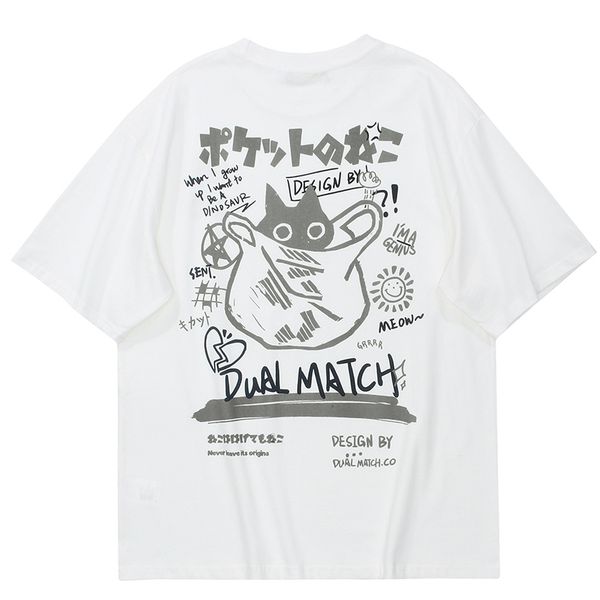 men t-shirt hip hop streetwear harajuku anime kanji graphic t shirt cotton casual tshirt summer short sleeve 220707, White;black
men t-shirt hip hop streetwear harajuku anime kanji graphic t shirt cotton casual tshirt summer short sleeve 220707, White;black