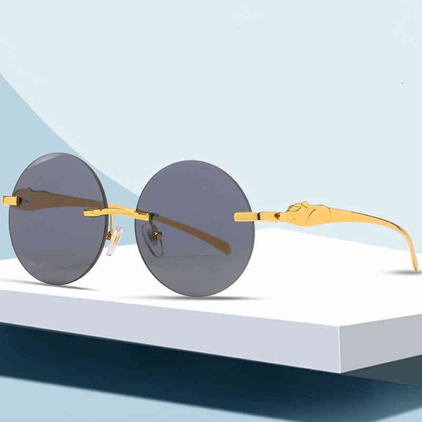 sunglasses leopard head round sunglasses men's frameless street fashion trend versatile glasses 1rjt, White;black
sunglasses leopard head round sunglasses men's frameless street fashion trend versatile glasses 1rjt, White;black