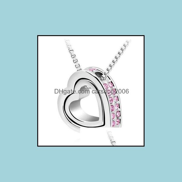 pendant necklaces pendants jewelry grade sier chain fashion crystal necklace for women girl party wholesale drop delivery 2021 ukae6, Silver
pendant necklaces pendants jewelry grade sier chain fashion crystal necklace for women girl party wholesale drop delivery 2021 ukae6, Silver