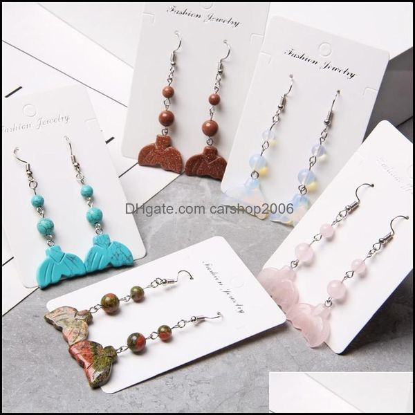 other earrings jewelry natural mix color stone fish tail mermaid earring for women boho gift drop delivery 2021 dhjuw, Golden;silver
other earrings jewelry natural mix color stone fish tail mermaid earring for women boho gift drop delivery 2021 dhjuw, Golden;silver