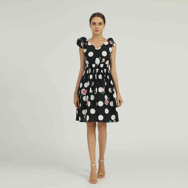 casual dresses black skirt female 2022 summer wave point rose v-neck elastic waist sleeveless dress 2dcn, Black;gray
casual dresses black skirt female 2022 summer wave point rose v-neck elastic waist sleeveless dress 2dcn, Black;gray