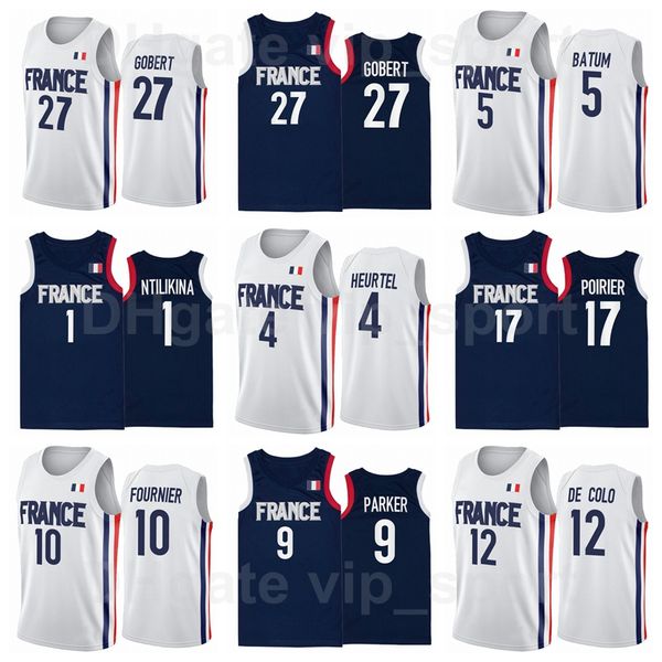 national team 2021 tokyo france jersey basketball rudy gobert 7 guerschon yabusele 10 evan fournier 27 nando de colo timothe luwawu-cabarrot, Black;red
national team 2021 tokyo france jersey basketball rudy gobert 7 guerschon yabusele 10 evan fournier 27 nando de colo timothe luwawu-cabarrot, Black;red