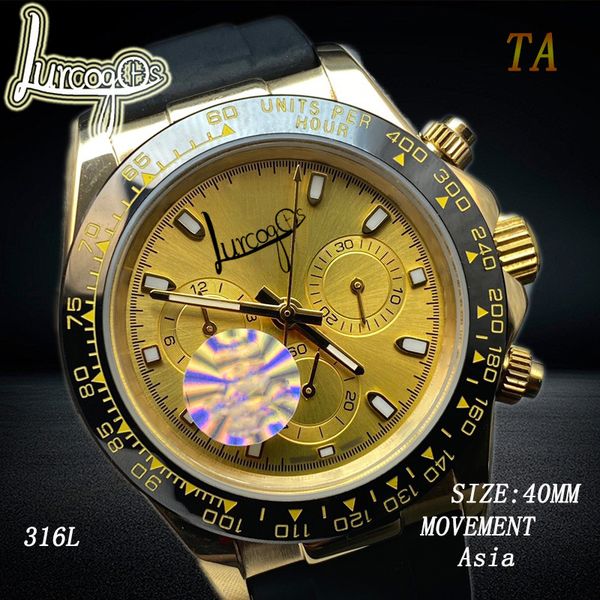18 types mens watch automatic mechanical aaa watchs sapphire glass gold dial ceramic watchring 304l stainless steelg cosmograph watches, Slivery;brown
18 types mens watch automatic mechanical aaa watchs sapphire glass gold dial ceramic watchring 304l stainless steelg cosmograph watches, Slivery;brown