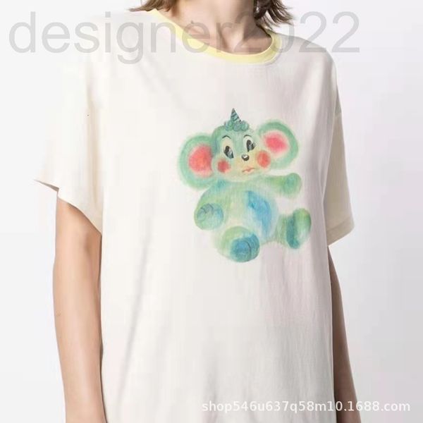 women's t-shirt designer verified we11done little monster short sleeve spring summer printed loose men's and women's round ne, White
women's t-shirt designer verified we11done little monster short sleeve spring summer printed loose men's and women's round ne, White