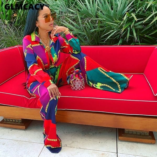 women floral printed sleeve turn down collar boho beach jumpsuits fall fashion elegant party long overalls y200422, Black;white
women floral printed sleeve turn down collar boho beach jumpsuits fall fashion elegant party long overalls y200422, Black;white