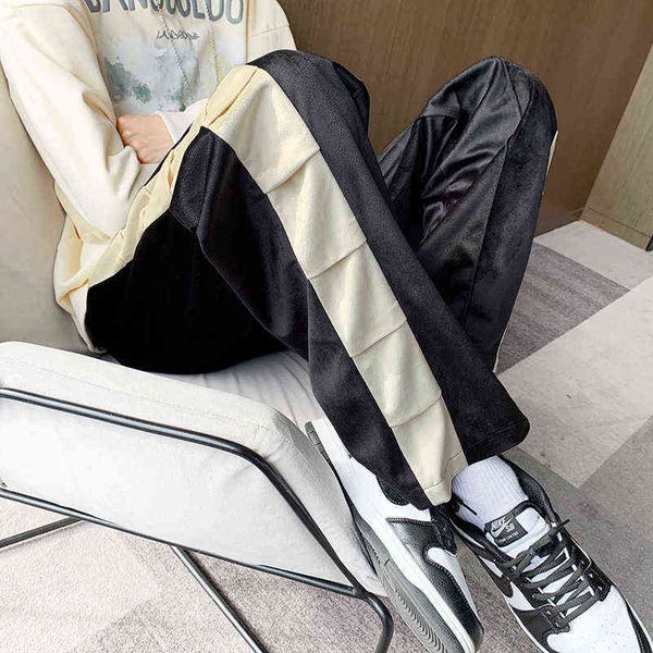 men's wrinkle patchwork pants fashion casual straight pants men streetwear loose hip-hop drawstring trousers plus size 5xl-m t220730, Black
men's wrinkle patchwork pants fashion casual straight pants men streetwear loose hip-hop drawstring trousers plus size 5xl-m t220730, Black