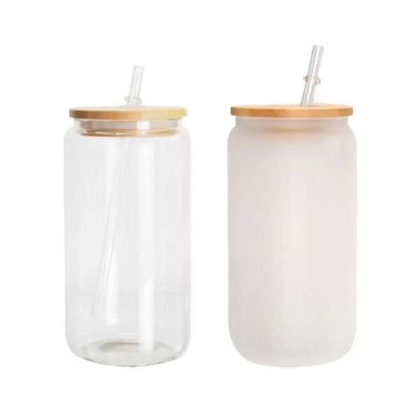 16oz sublimation glass beer mugs glass water bottle can tumbler drinking with bamboo lid and reusable straw iced coffee
16oz sublimation glass beer mugs glass water bottle can tumbler drinking with bamboo lid and reusable straw iced coffee