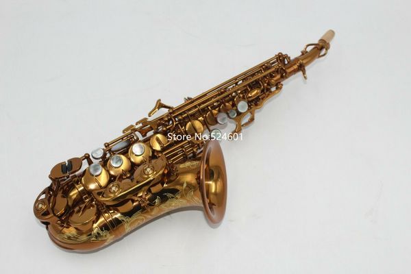 brand new curved soprano saxophone b-flat brown dark paint promotion customized logo professional musical instrument with case
brand new curved soprano saxophone b-flat brown dark paint promotion customized logo professional musical instrument with case